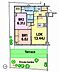 間取り：2LDK、専有面積61.67m2、東向け