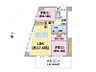 間取り：2LDK、専有面積74.60m2、南向け角部屋