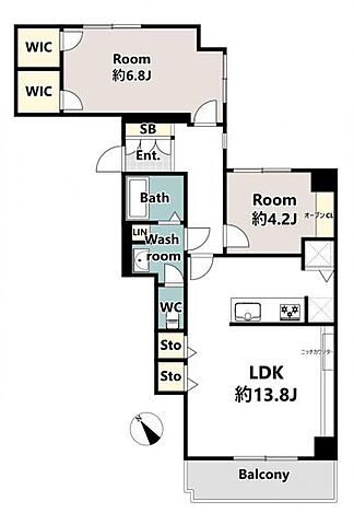 間取り ソーケン日暮里マンション 4階/-