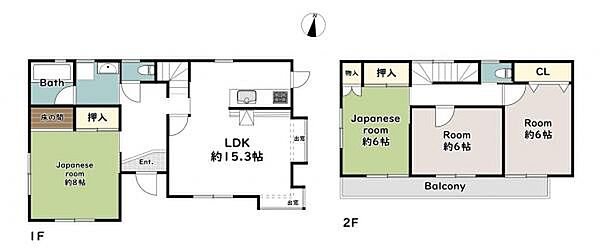 間取りを拡大表示
