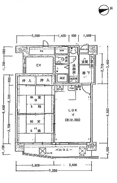 間取りを拡大表示