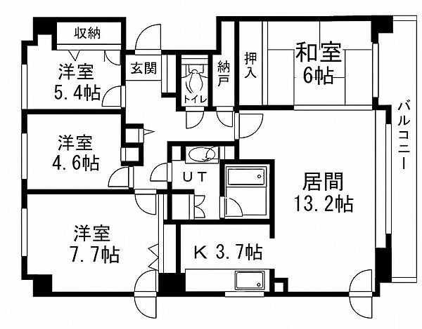 間取りを拡大表示