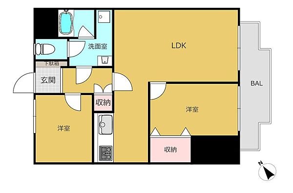 間取りを拡大表示