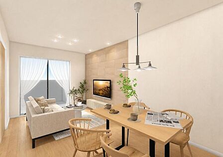 【LDK】リフォームプラン例。工事費別途900万円要。 ※イメージパースです。