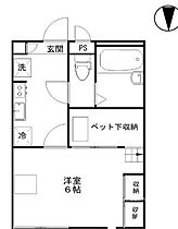 東京都国分寺市高木町２丁目（賃貸アパート1K・1階・19.87㎡） その2