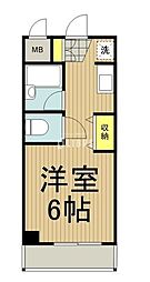ジョイナス国分寺 ワンルームの間取図画像