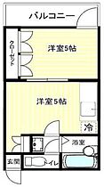 東京都国立市富士見台１丁目（賃貸マンション1DK・2階・30.40㎡） その2