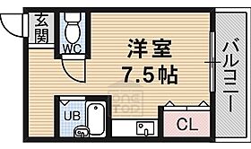 大阪府茨木市橋の内１丁目（賃貸マンション1R・4階・23.00㎡） その2