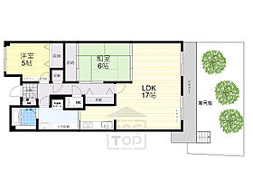 大阪府茨木市竹橋町（賃貸マンション2LDK・1階・78.95㎡） その2