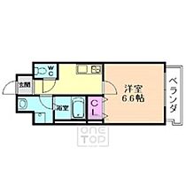 大阪府吹田市岸部南１丁目（賃貸マンション1K・4階・26.72㎡） その2