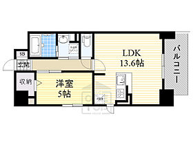 大阪府摂津市千里丘東２丁目（賃貸マンション1LDK・5階・45.94㎡） その2