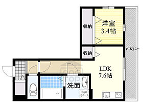 大阪府茨木市新中条町（賃貸アパート1LDK・3階・30.19㎡） その2