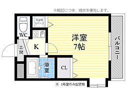 シャトーボヌゥール郡家本町 2階