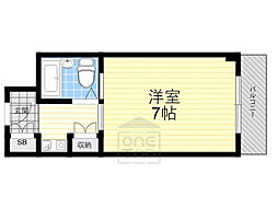 間取図画像 1K