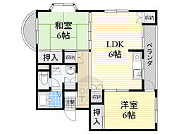 ハイツ国宗 2階/-