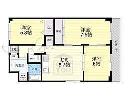 アルバ摂津 1階