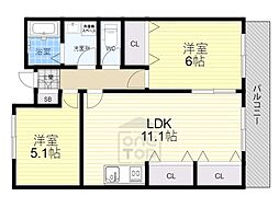 エクセル舞音 1階/-