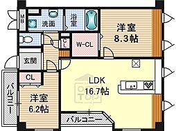 Eau de Vie茨木 6階/-