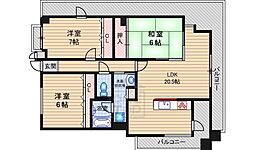 ロイヤル南茨木 2階