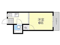 アーバンハイツ 1Kの間取図画像