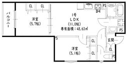 ピレーネ一津屋 2階
