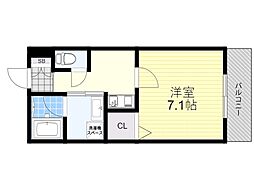 CaRmeL 1Kの間取図画像
