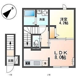 (仮称)吹田市新芦屋新築アパート 2階