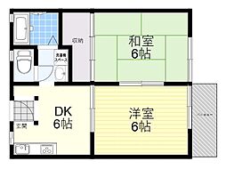 田村ハイツ1 2階/-