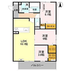 物件の間取り