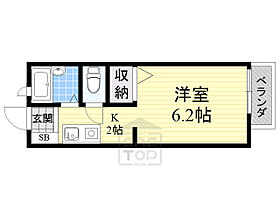 大阪府茨木市郡山２丁目32番30号（賃貸アパート1K・2階・20.46㎡） その2