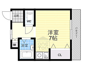 大阪府茨木市橋の内１丁目（賃貸マンション1R・4階・23.00㎡） その2