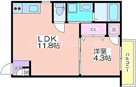 F maison AXIA VIII  ｜ 大阪府大阪市西成区玉出中1丁目（賃貸アパート1LDK・2階・35.62㎡） その2