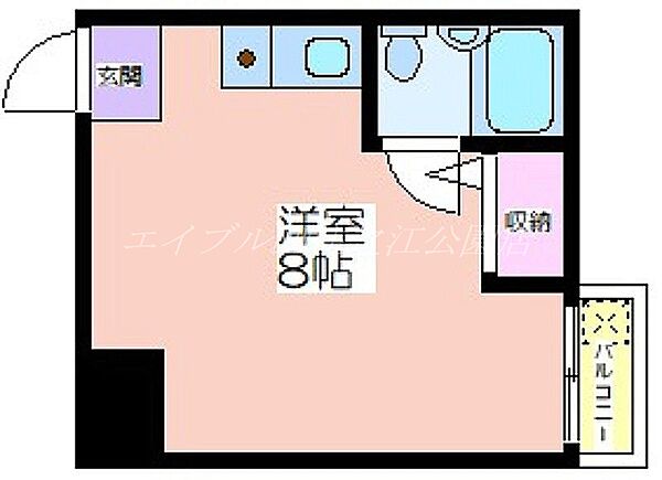 プレステージュ長居 ｜大阪府大阪市住吉区長居西1丁目(賃貸マンション1R・3階・17.00㎡)の写真 その2