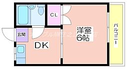 西住之江ハイツ 1階