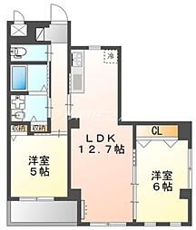 ル　ボヌール　ドゥ 三国ヶ丘 2階/-