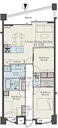 シティハウス学芸大学 3LDKの間取図画像