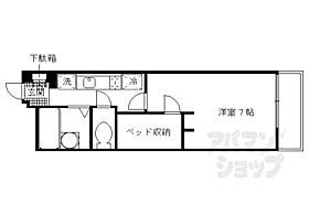 京都府京都市伏見区深草瓦町（賃貸マンション1K・2階・19.87㎡） その2