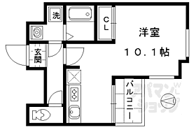 京都府京都市伏見区京町4丁目（賃貸マンション1R・4階・26.34㎡） その2