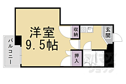 ピアッツア・アルテ 1Kの間取図画像
