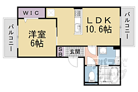 グランスタ花山 203 ｜ 京都府京都市山科区厨子奥苗代元町（賃貸アパート1LDK・2階・41.15㎡） その2