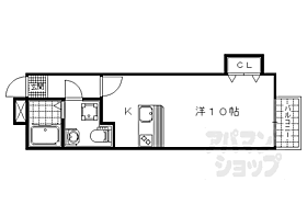 ｉｎｃｕｂａｔｅ 26 ｜ 京都府京都市山科区厨子奥苗代元町（賃貸アパート1R・2階・25.31㎡） その2