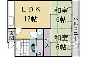 京都府京都市伏見区深草直違橋2丁目（賃貸マンション2LDK・2階・55.00㎡） その2