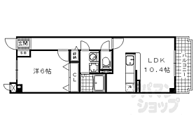 Ｓｅｔｔｌｅ　Ｗｅｓｔ 105 ｜ 京都府京都市山科区勧修寺西金ケ崎（賃貸マンション1LDK・1階・42.06㎡） その2