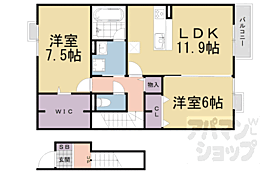 滋賀県大津市南志賀3丁目（賃貸アパート2LDK・2階・66.66㎡） その2