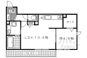 滋賀県大津市におの浜3丁目（賃貸アパート1LDK・3階・41.01㎡） その2