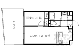 京都府京都市中京区間之町通竹屋町上る大津町（賃貸マンション1LDK・1階・40.00㎡） その2