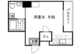 京都府京都市下京区上之町（賃貸マンション1R・3階・28.29㎡） その2