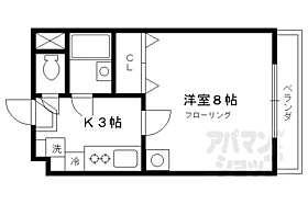 京都府京都市東山区妙法院前側町（賃貸マンション1K・2階・23.15㎡） その2