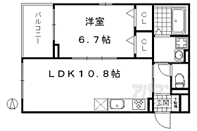 京都府京都市南区唐橋花園町（賃貸アパート1LDK・2階・41.78㎡） その2