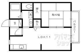 京都府京都市伏見区舞台町（賃貸アパート1LDK・2階・38.44㎡） その2